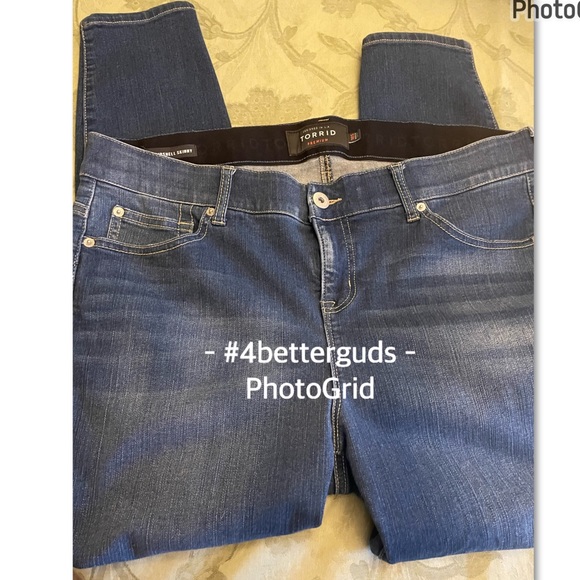 Torrid Bombshell Super Skinny High Rise Stretch Jeans 18S 18 Short - Picture 4 of 16